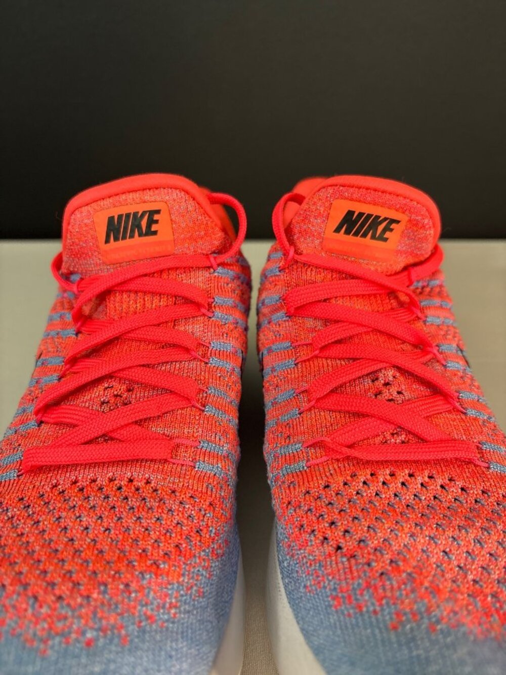 Nike LunarEpic Flyknit Racer Running Shoes Coral Blue Lightweight Breathable (7) - Picture 8 of 14
